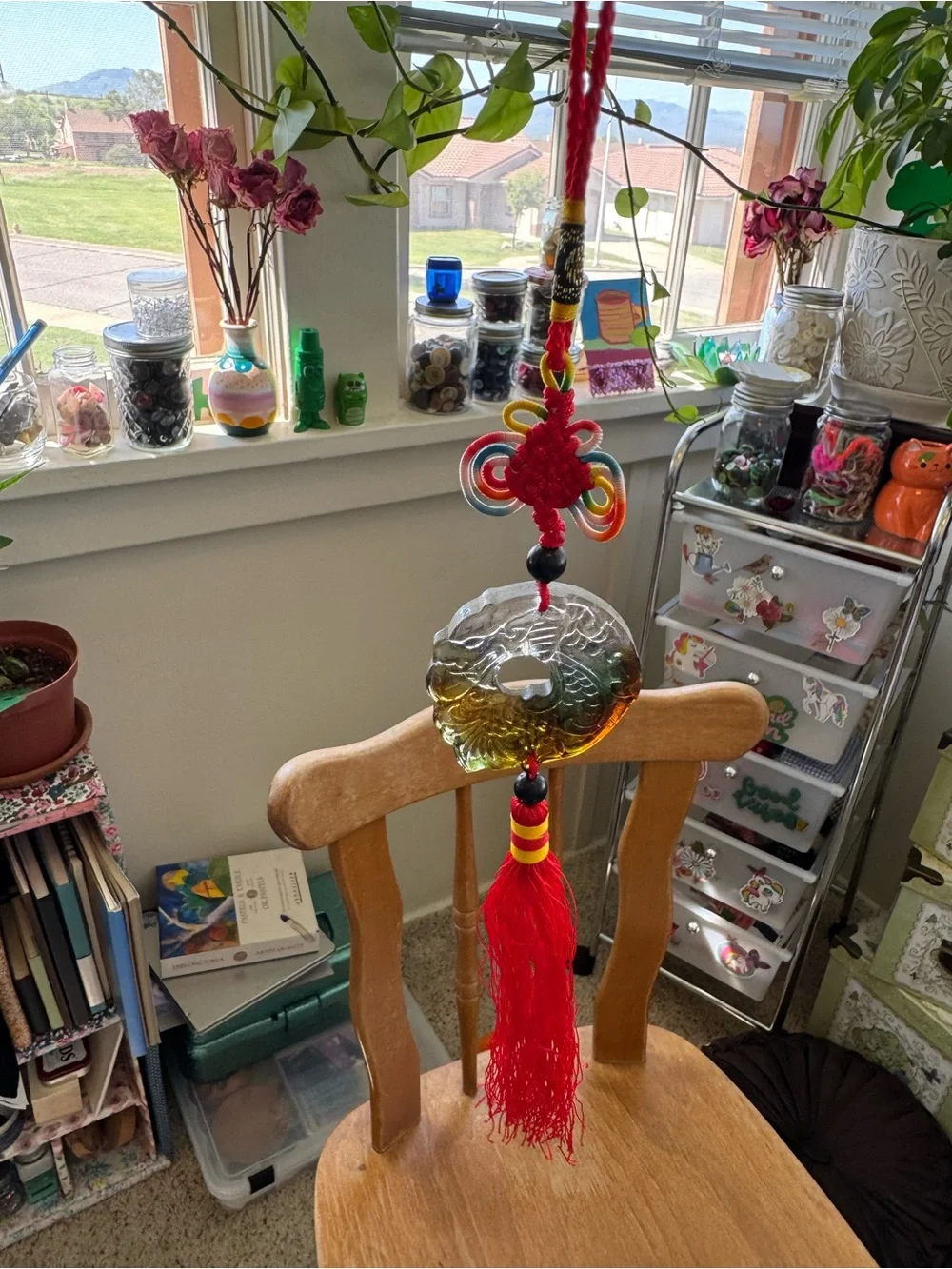 New Decorative Hanging Ornament. Feng Shui Liuli for Luck and Fortune.